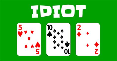 idiot card game online